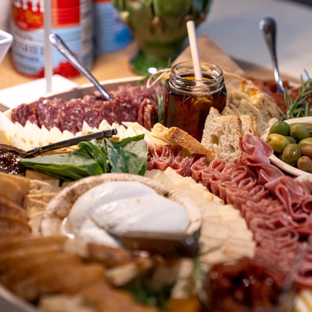 A charcuterie spread from Frascati Market