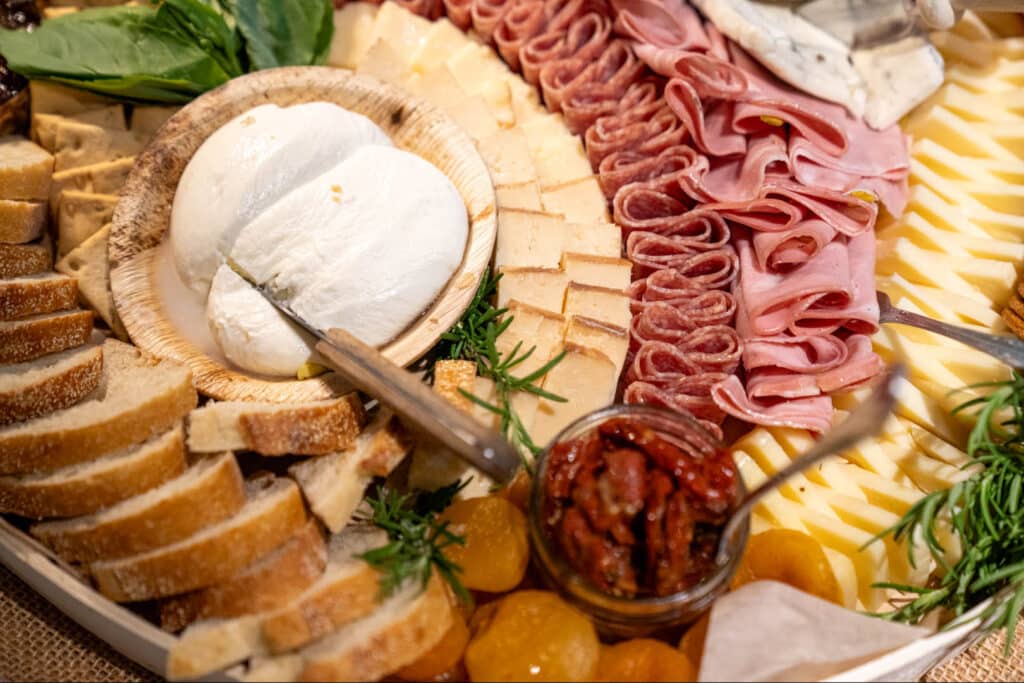 A spread of charcuterie from Frascati Market