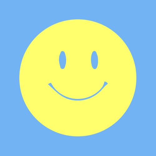 A yellow Smiling Sun Icon