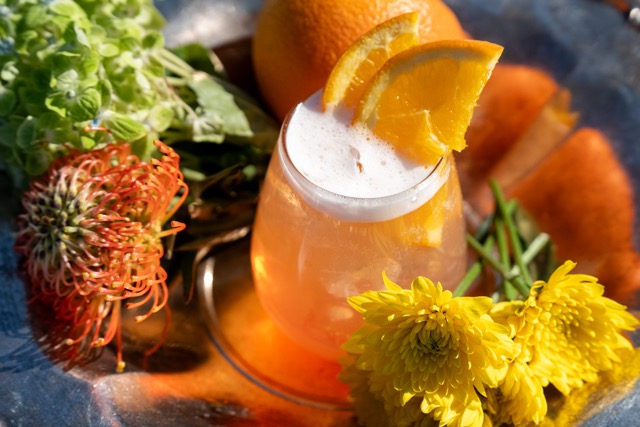 Botanical Spritz seasonal cocktail at The Little Grand Market